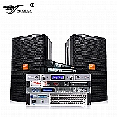 Small Commercial live performance sound system-D